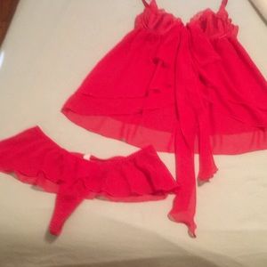 Victoria’s Secret Red Babydoll Nighty